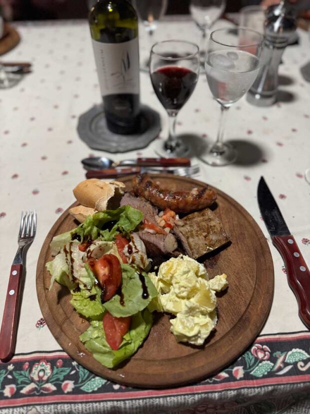 Dinner after a polo match at El Venado Polo School