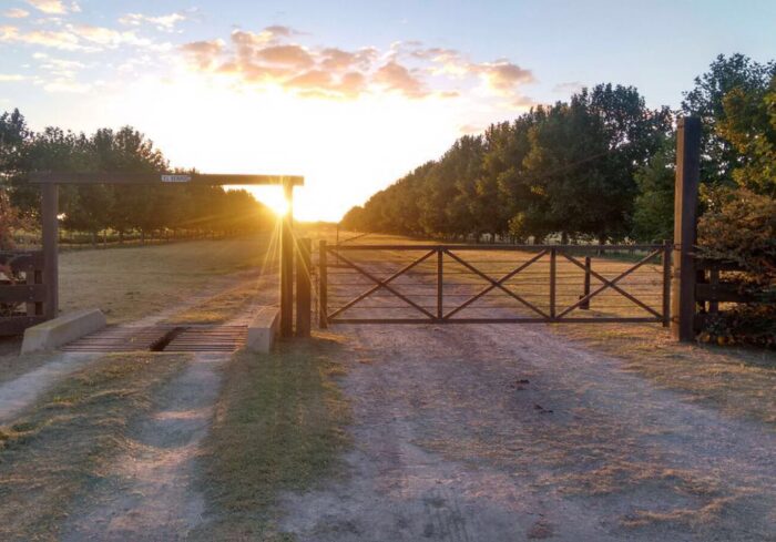 El Venado Entrance with a sunny Sunset El Venado Entrance with a sunny Sunset